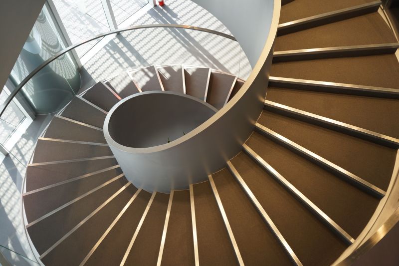Curved Staircase Installation in Kansas City, KS