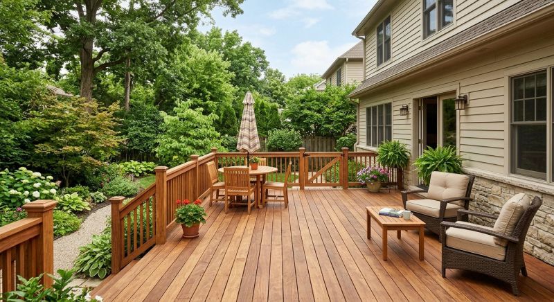 Hardwood Deck Installation in Boston, MA