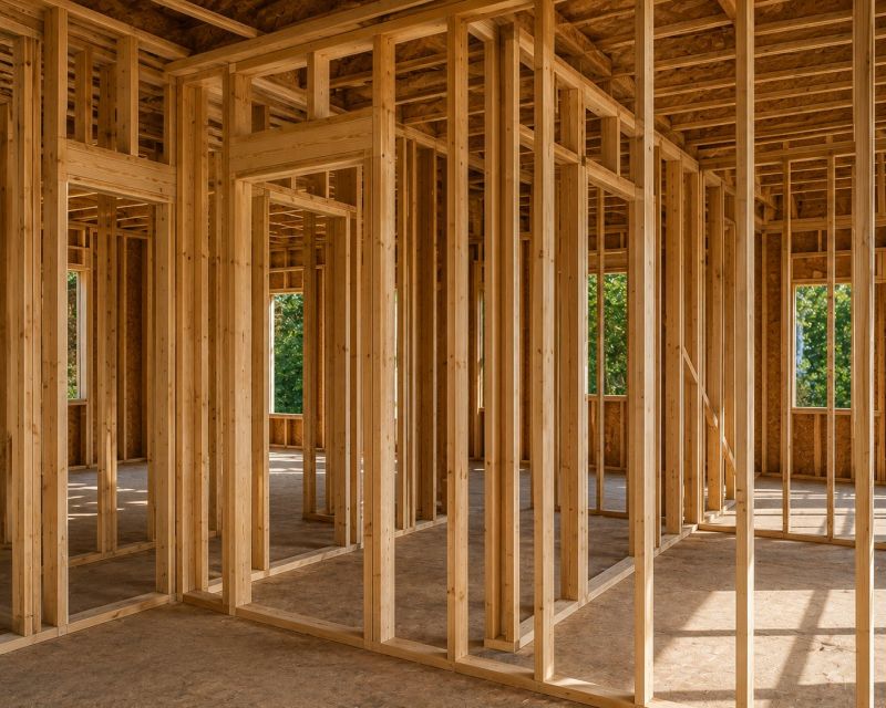 Basement Wall Framing in Wilmington, NC