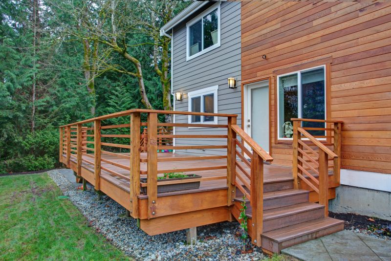 Deck Stairs Installation in Conroe, TX