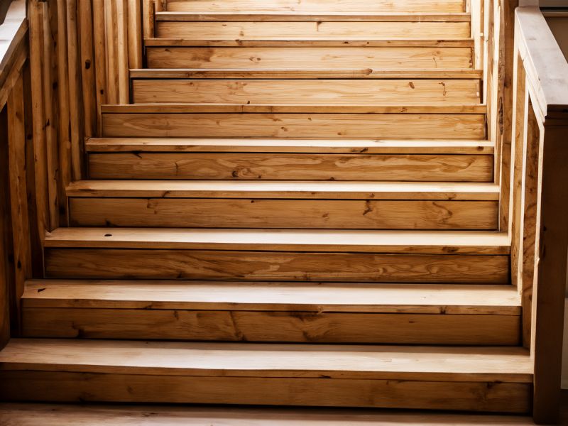 Oak Stairs Repair in Wilmington, NC