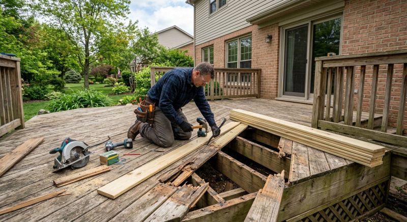 Redwood Deck Repair in Seattle, WA