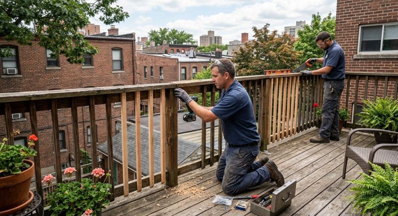 Terrace Railing Repair in Seattle, WA