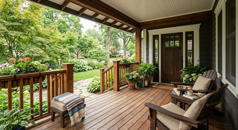 Wood Porch Construction in Stamford, CT