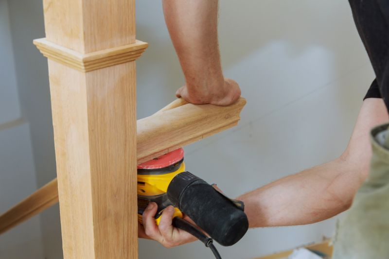 Wooden Banister Installation in Olathe, KS