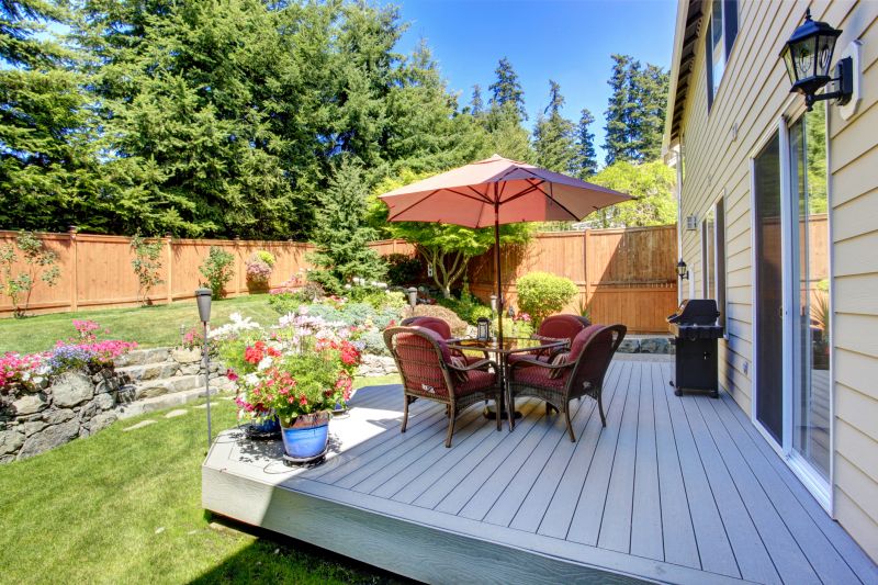 Wooden Patio Installation in Worcester, MA